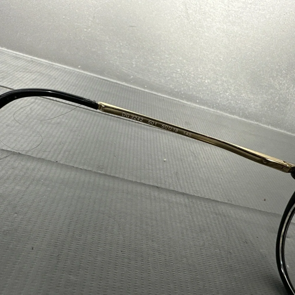 DOLCE & GABBANA DG3242 501 Black 50 mm Women's Eyeglasses